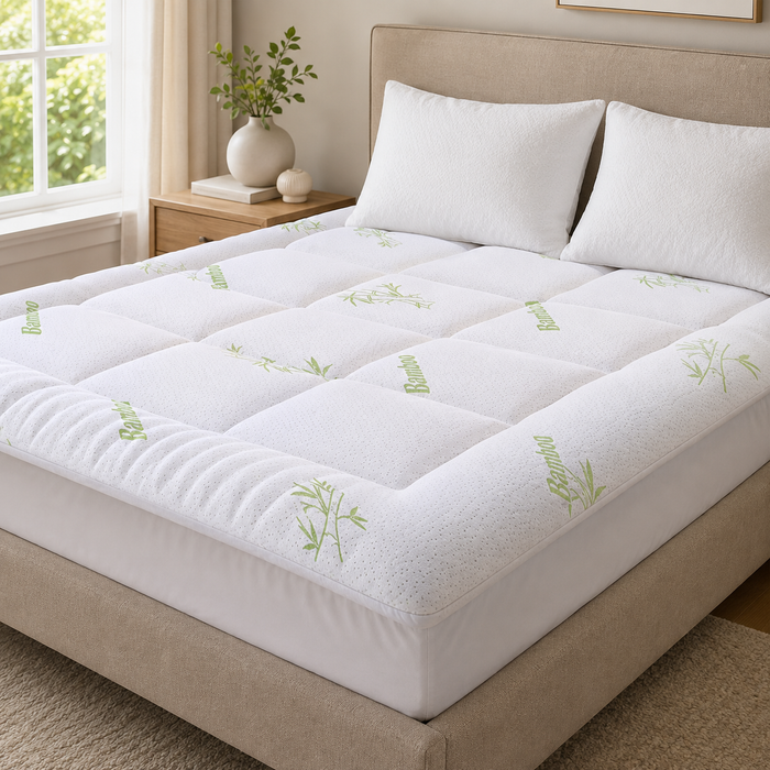 Bamboo Cooling Mattress Topper