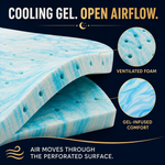 Slumberly® Cooling Gel Memory Foam Topper - Image 3