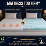 Slumberly® Cooling Gel Memory Foam Topper - Image 2