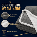 Slumberly® Cozy Sleeved Blanket - Image 5