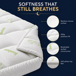 slumberly® Bamboo Cooling Mattress Topper - Image 3