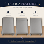 slumberly® Mulberry Silk Flat Sheet - Image 4